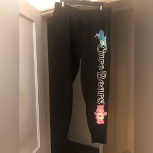 Care Bears Black Sweatpants Cozy Joggers